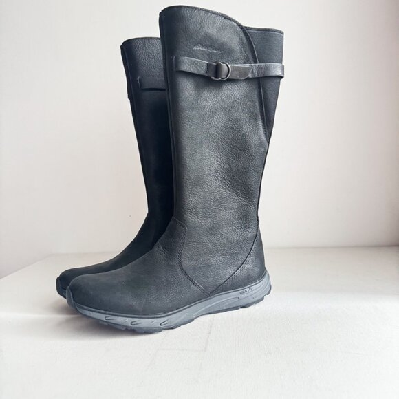 Eddie Bauer Leather Knee High Winter Boots 8 - Picture 3 of 5